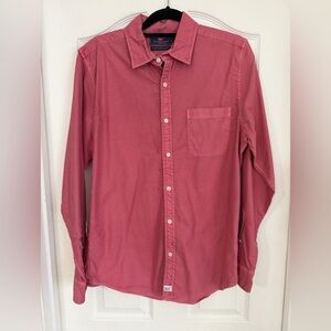 Vineyard Vines Men's Rose Button Down Shirt